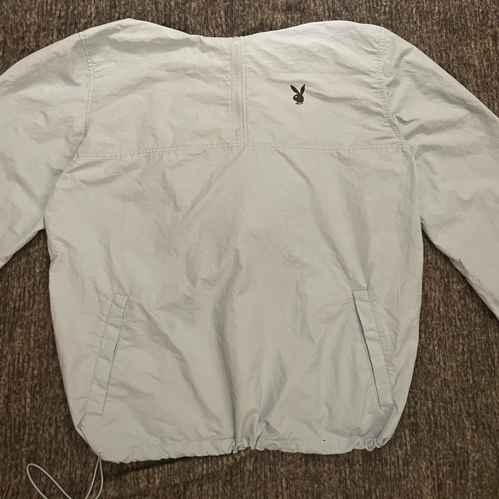 Blue Playboy wind breaker